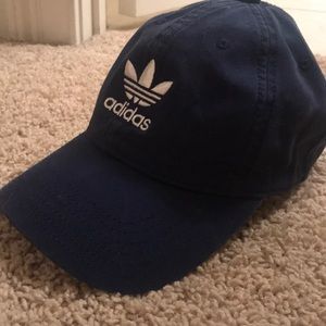 navy adidas hat